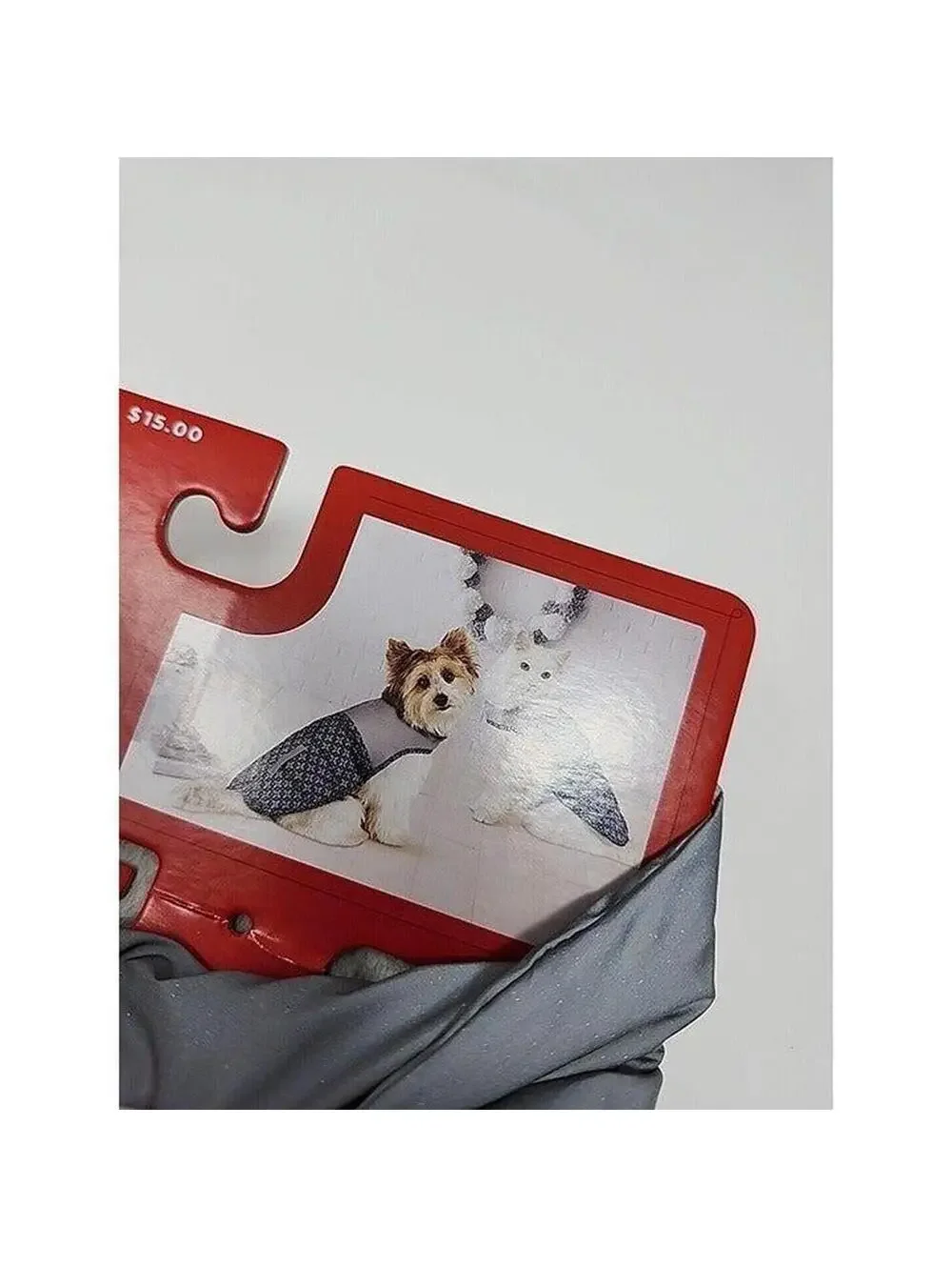 Reflective Dog and Cat Puffer Blue Wondershop Gray upto 20lbs Size Small